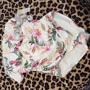 Kona Sol One Piece Floral Swimsuit M